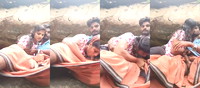 Desi Mallu Lover OutDoor Kissing and Blowjob